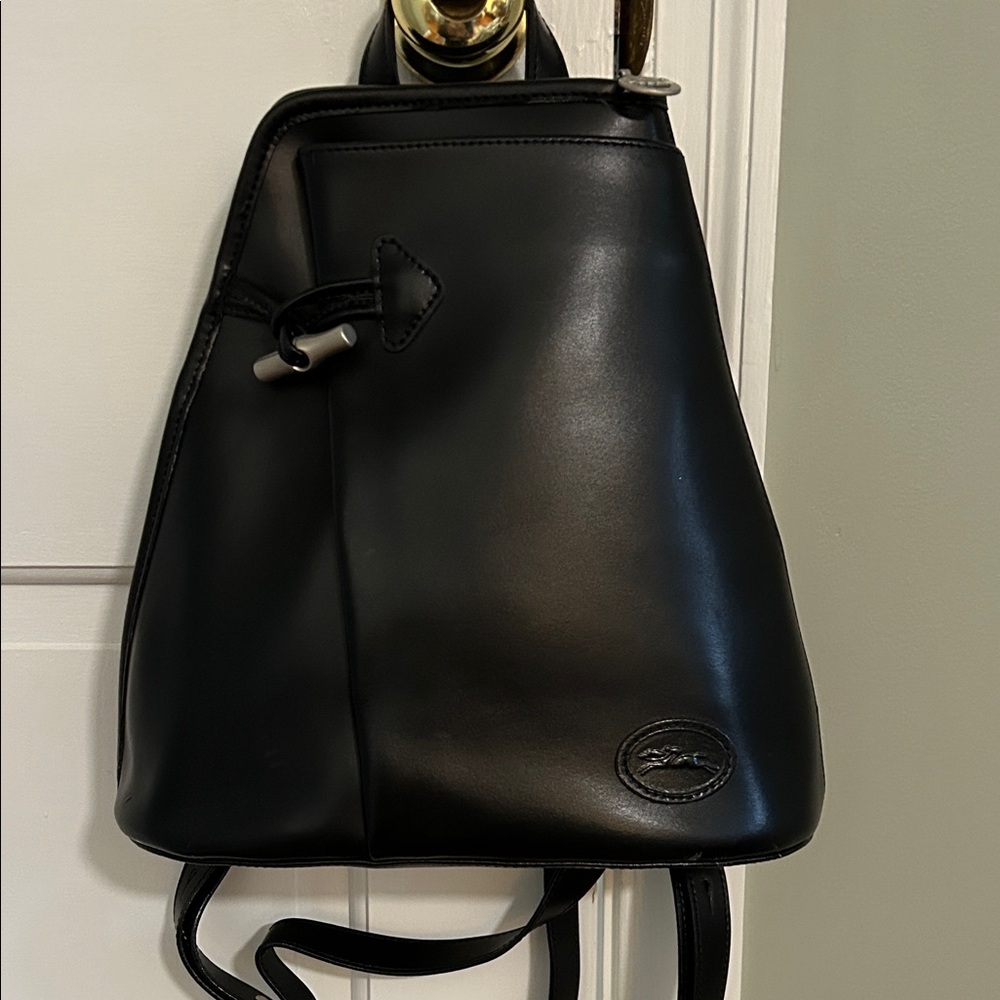 Longchamp mini Black Backpack